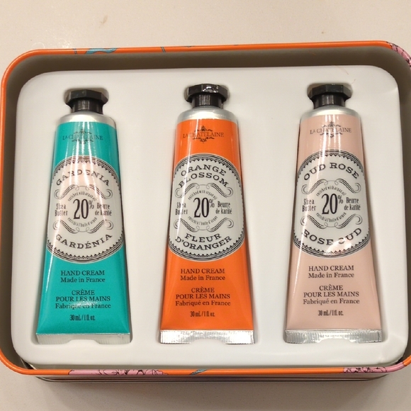 la Chatelaine Other - NWT La Chatelaine Set Of 3 Shea Butter Handcreams 1 Oz